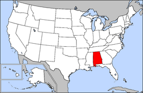 USA geography Alabama