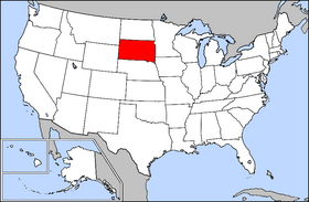 USA Geography South Dakota