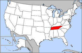 USA Geography Tennessee