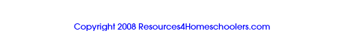 footer for Resources page